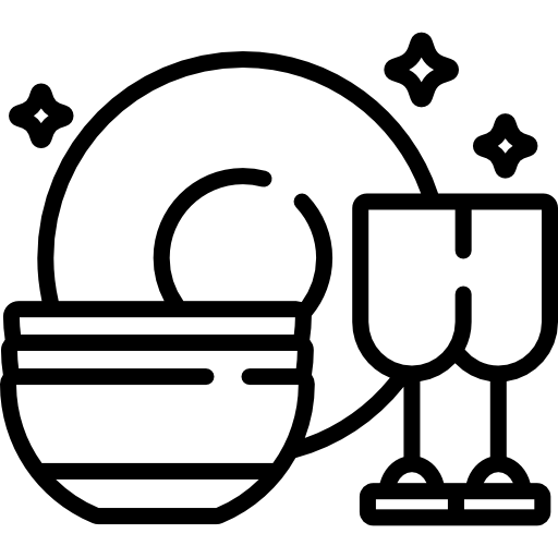 Cleaning Of Dishes & Cups